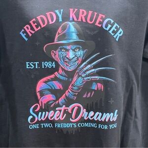 Custom black light activated Freddy Krueger Graphic Tee